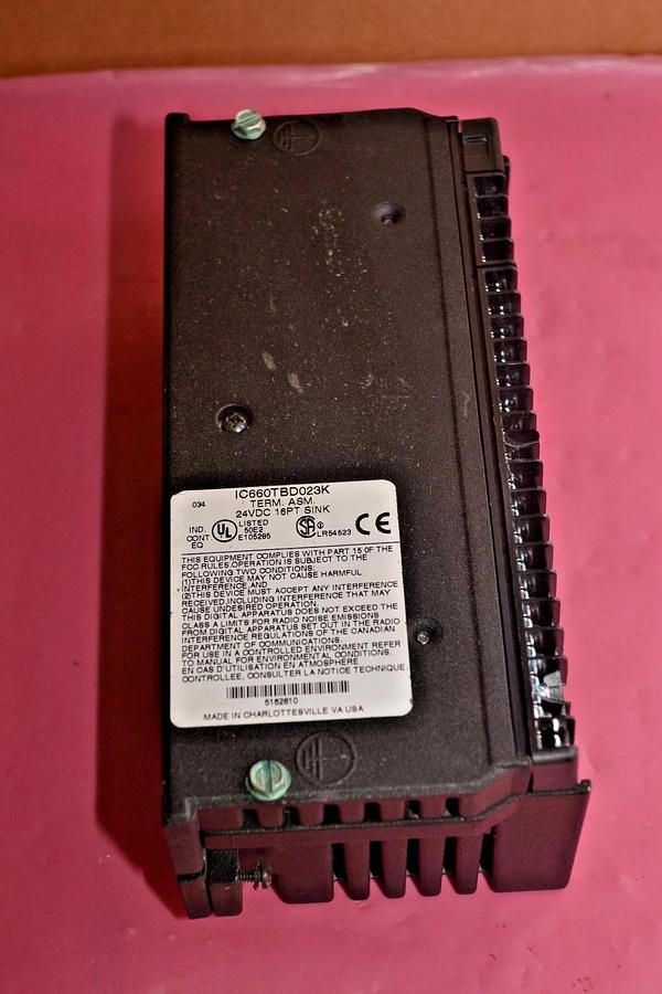 Used General Electric GE Fanuc Electric Module 24/48v 16PT IC660EBD021L IC660TBD023K