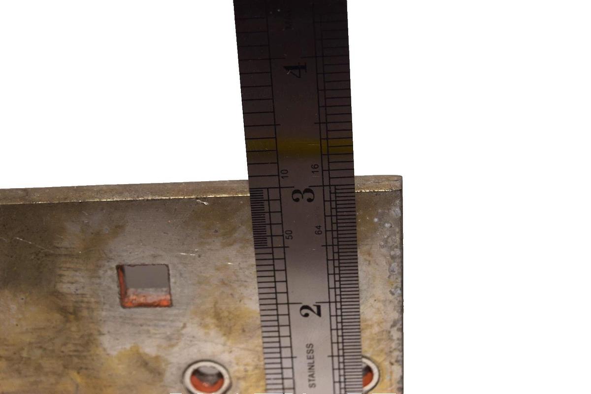 Used Buss Bar 10" x 3" x 1/4" Copper