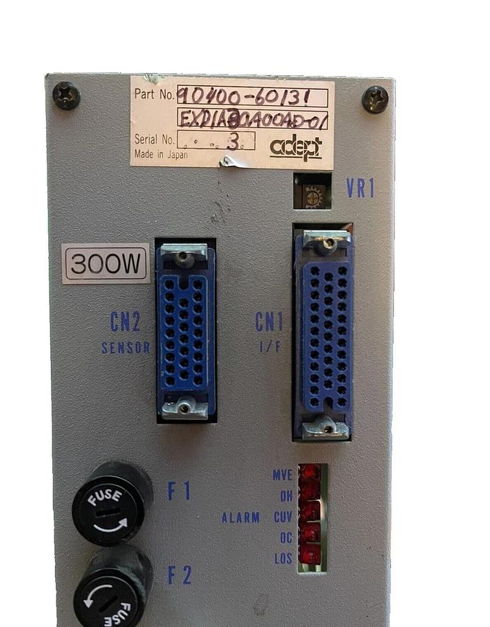 Used ADEPT EXD1A30A00AD-01, 90400-60131, AMPLIFIER, MEGATORQUE, 300 Watt Controller