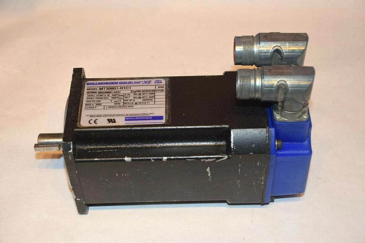 Used Kollmorgen MT308B1-R1C1 GOLDLINE XT servo motor 230V 3000RPM