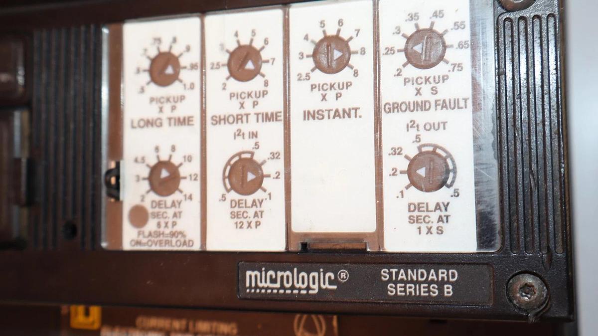 Refurbished Square D Breaker 250A 250 Amp LXI36250G ARP070 Micrologic SerB Ground Fault