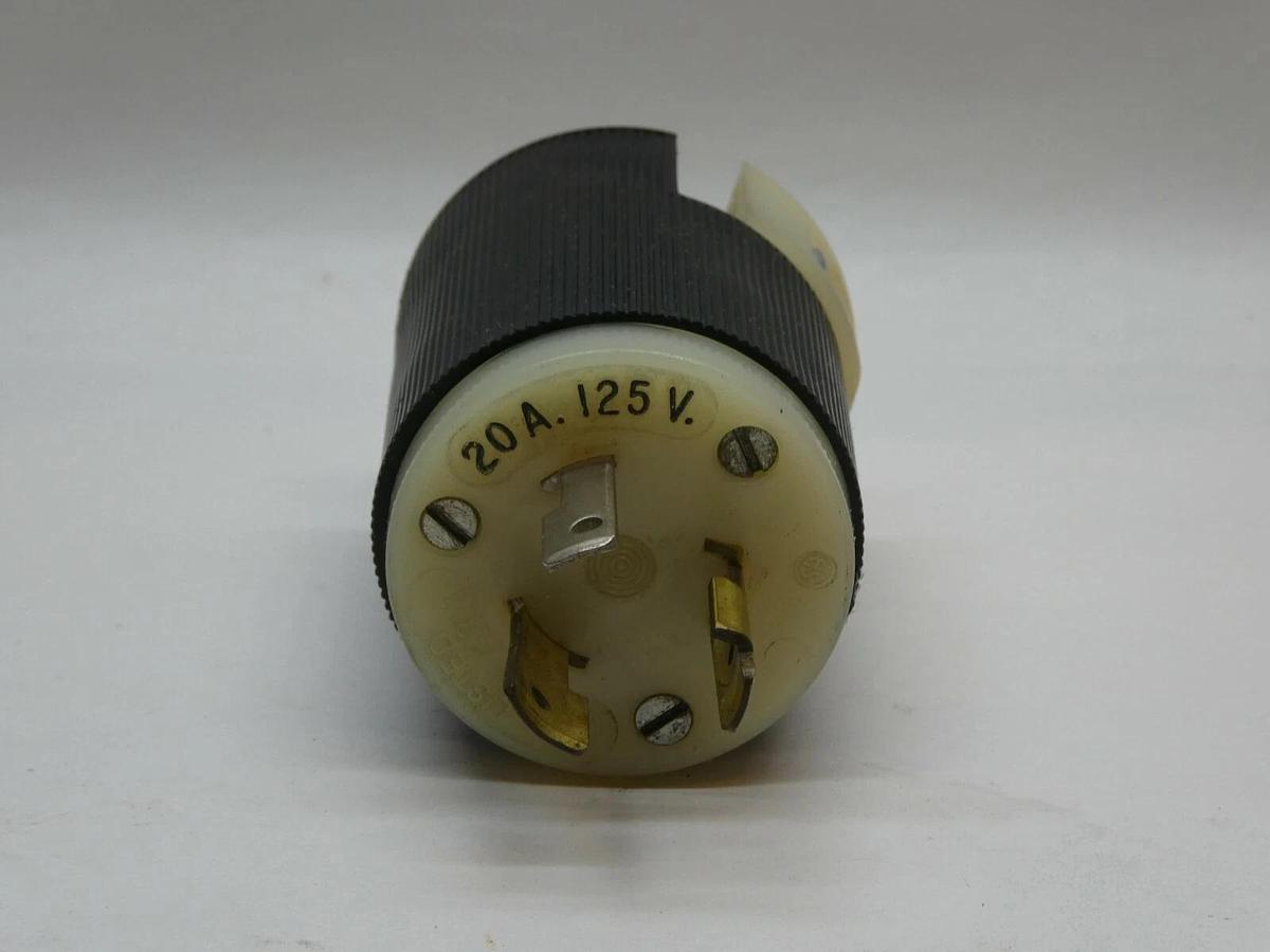 (NEW - Lot of 2) HUBBELL 231A 20A 125V Twist Lock Plug