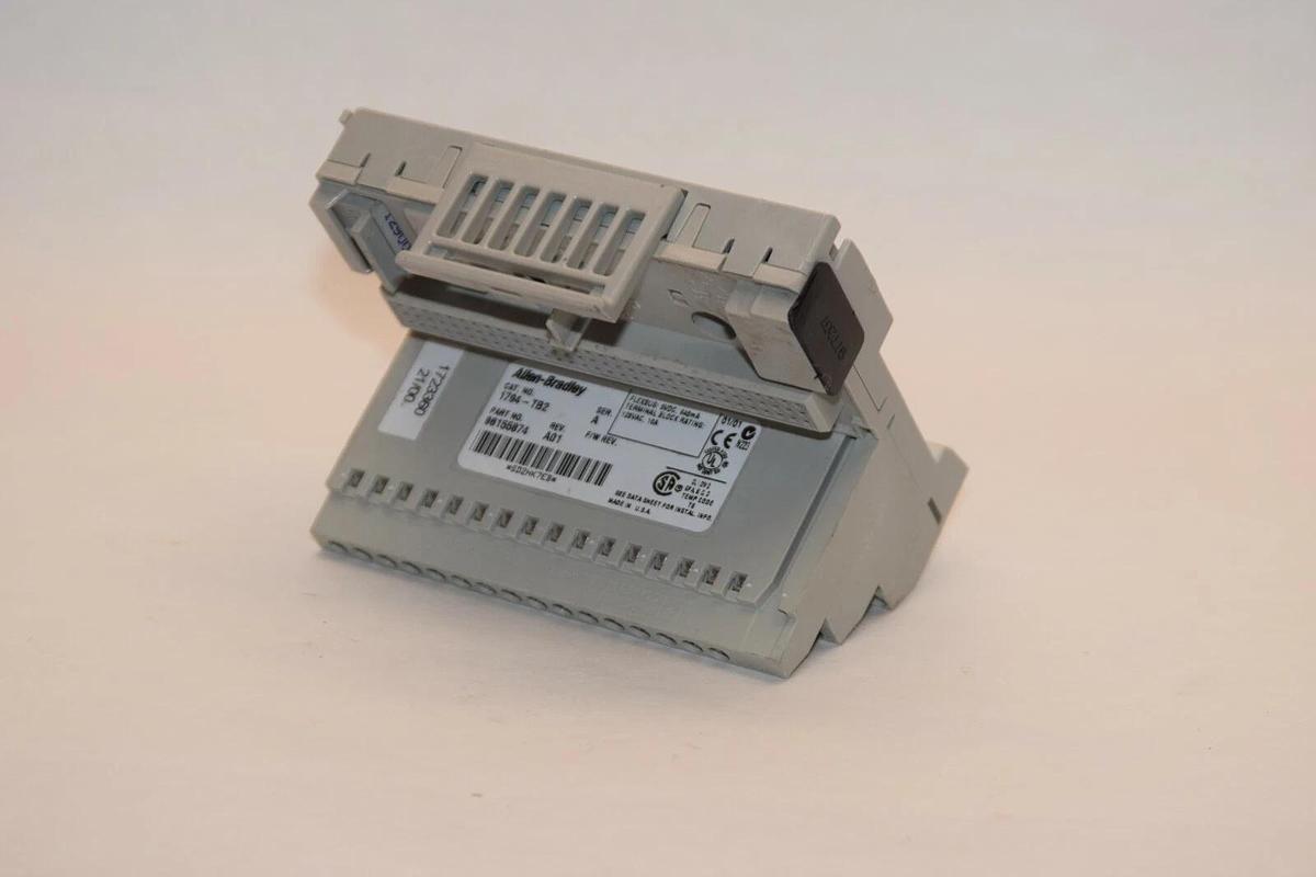 Used ALLEN BRADLEY 1794-TB2 96155874 Rev A01 Series A 120V Flexbus Terminal Block
