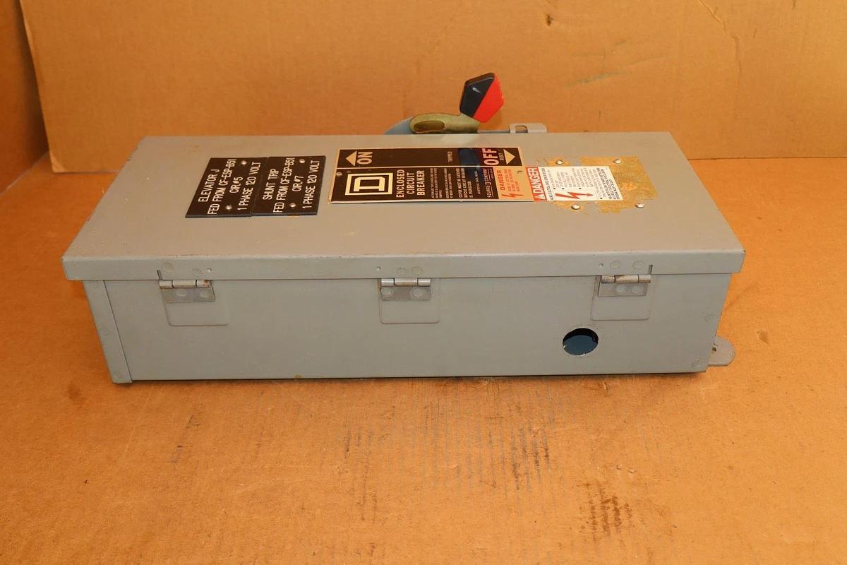 Square D Enclosed Breaker disconect FA-100-AWK 100A w/ 20A Breaker FAL220201021