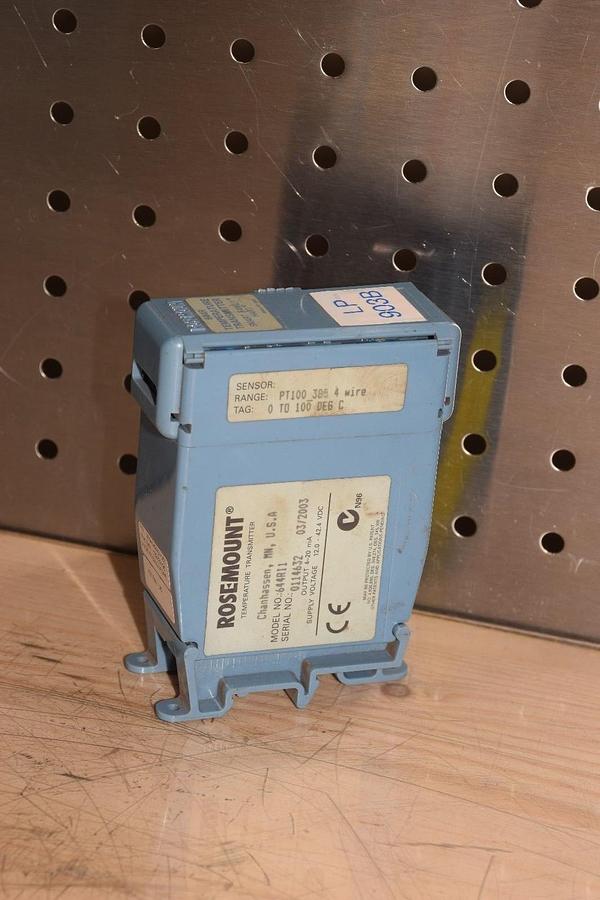 Used ROSEMOUNT MODEL 644RI1 TEMPERATURE TRANSMITTER (0-100 Deg C)