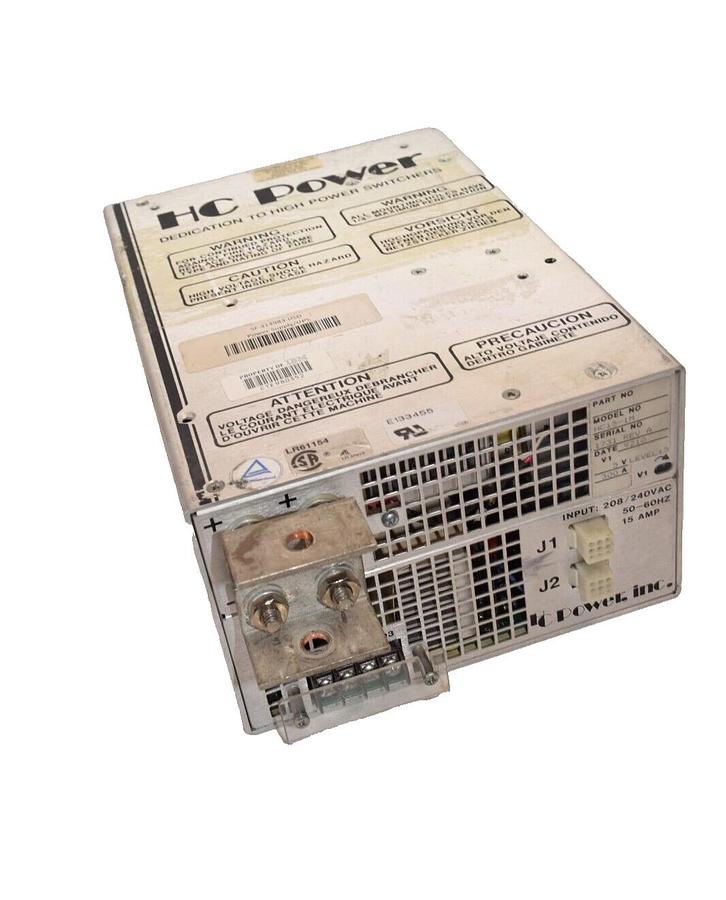 Used HC POWER HC15-1M , HC151M 208/240Vac 15Amp Power Supply Switcher