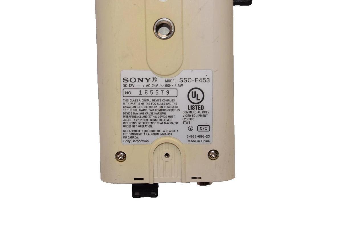 Used Sony SSC-E453 Super Exwave Color Video Security Camera w/2.8mm F1.4 CCTV Lens