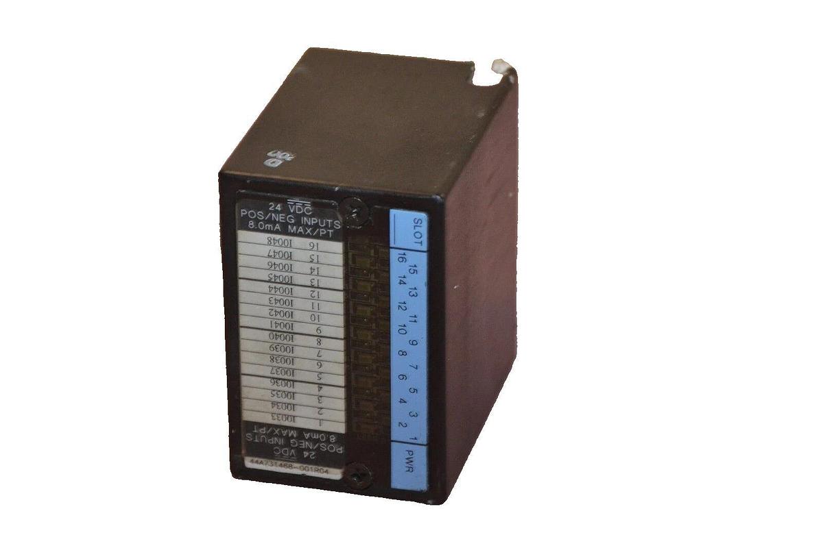 Used GENERAL ELECTRIC POS / NEG INPUT MODULE 16 PT 24 VDC IC670MDL640J