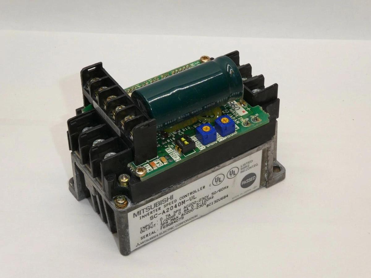 NEW- MITSUBISHI SC-A2040M-UL 0.7A 3Ph 200-230V 1/20Hp Inverter Speed Controller