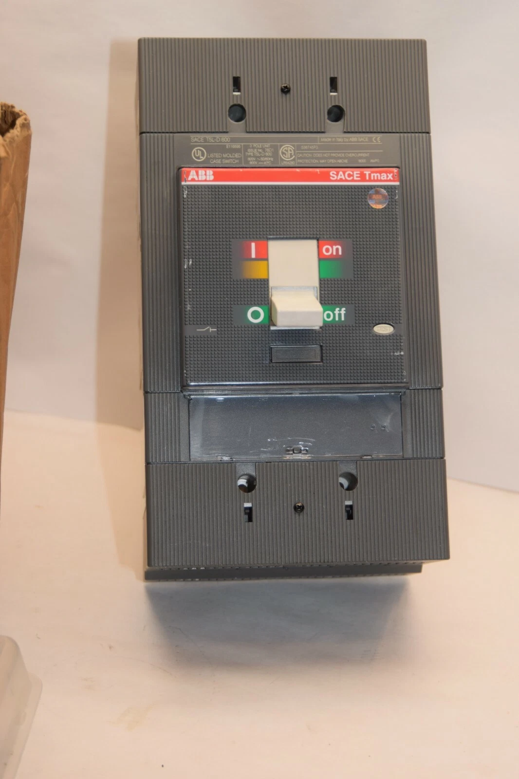 (NEW) ABB SACE TMAX T5 L-D 600 T5L-D600 3P Circuit Breaker w/ accessories