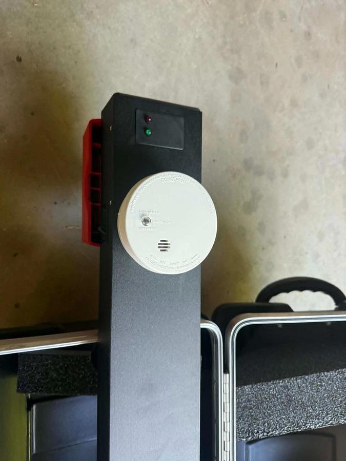 Used Bullex R.A.C.E. Station RACE001 Fire Training pull station, alarm phone w/ Case