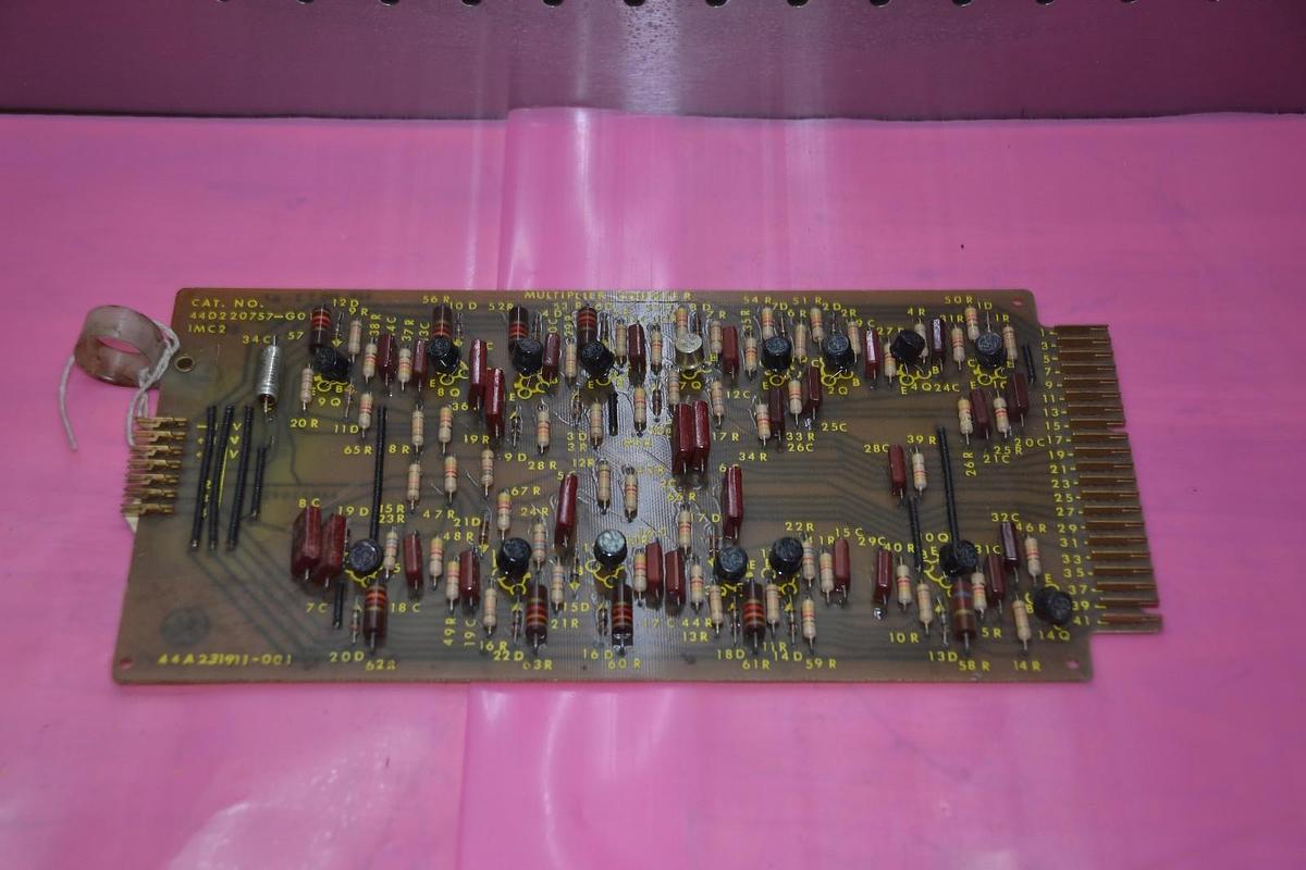 Used GE 44D220757-G01 44D220757-GO1 MULTIPLIER COUNTER BOARD
