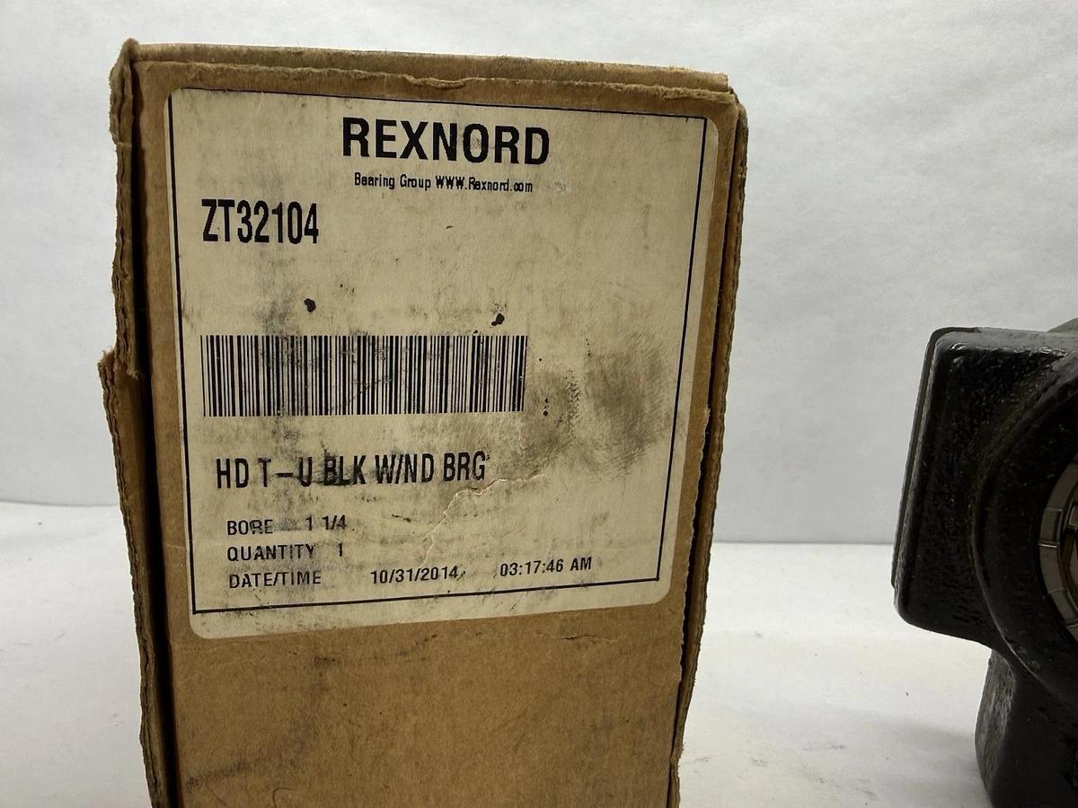 Rex REXNORD ZT32104, 1-1/4" TAKE-UP ROLLER BEARING SIDE MOUNT, SPHERICAL ROLLER