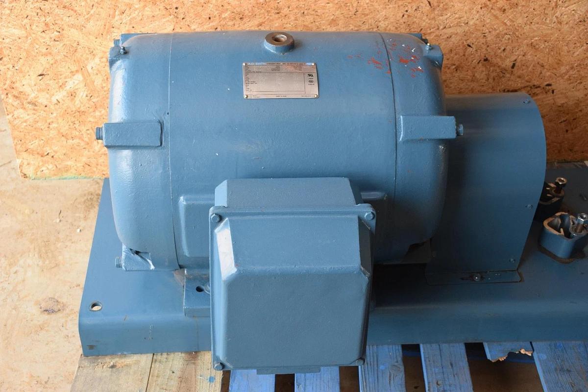 NEW AO Smith Motor, 75 HP,C-393333-60, 3565 RPM, 3 Phase, 364TS Frame SCE, E728