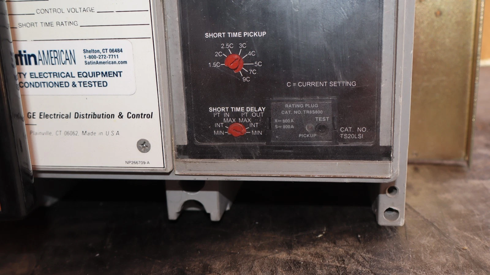 Refurbished GE General Electric Circuit Breaker Power Break 800A Amp TP88SS TS20LSI TR8S800