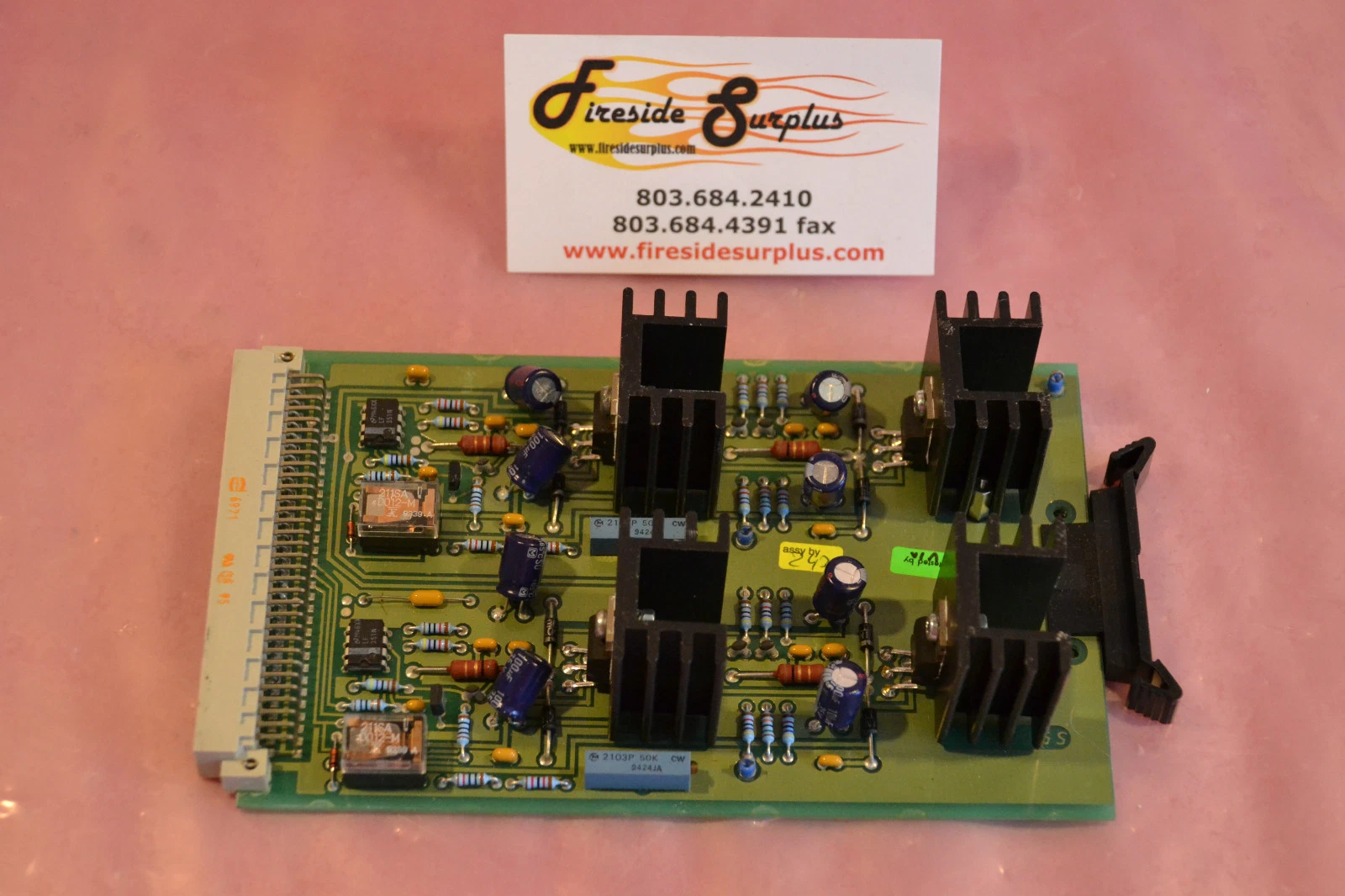 Used ARL CHARMILLES PRINT ELEC BOARD CARD S 930 016-4 S 700 099 S 212 592 S930 016-4