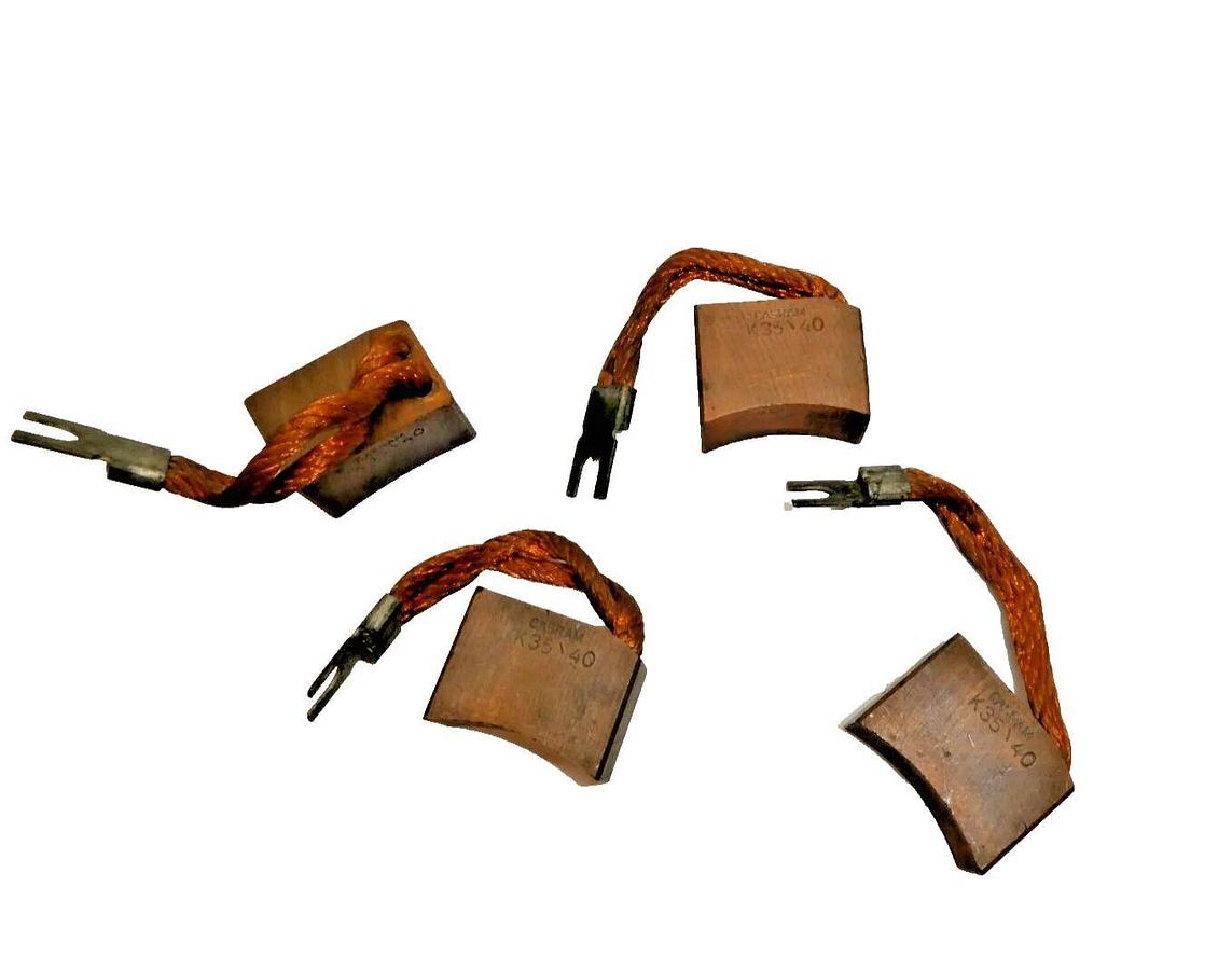 CASRAM Carbon Motor Brush Brushes K3540 Copper K3540 (NEW - Lot of 4)