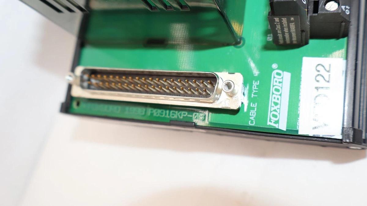 Used FOXBORO INVENSYS FBM207c P0917MF 0E RY1147 48Vdc Contact Sense 16 Input Module