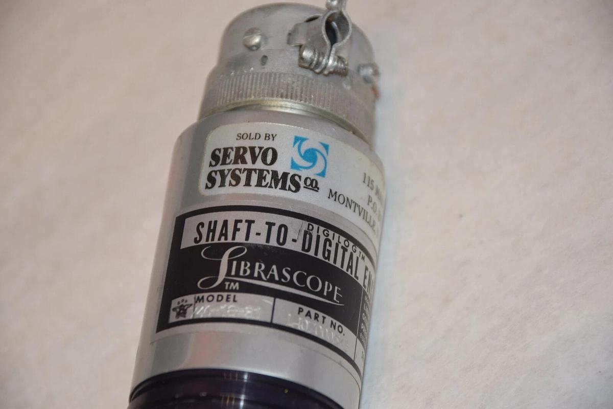 Used SERVO SYSTEMS / LIBRASCOPE 740-18-31 L407000543 SHAFT TO DIGITAL ENCODER