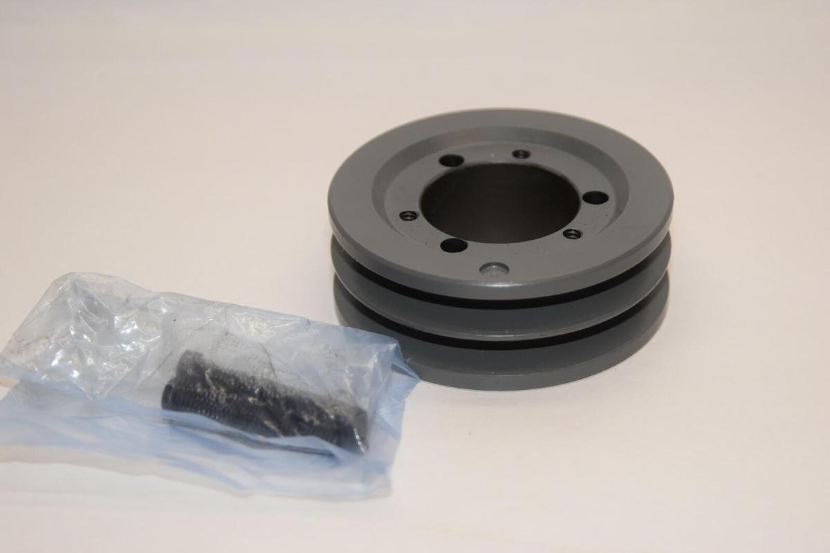 (NEW) TB WOODS 3V3.0X2-JA 3V30X2JA 12730Rpm 2 V-Grooved Sheave