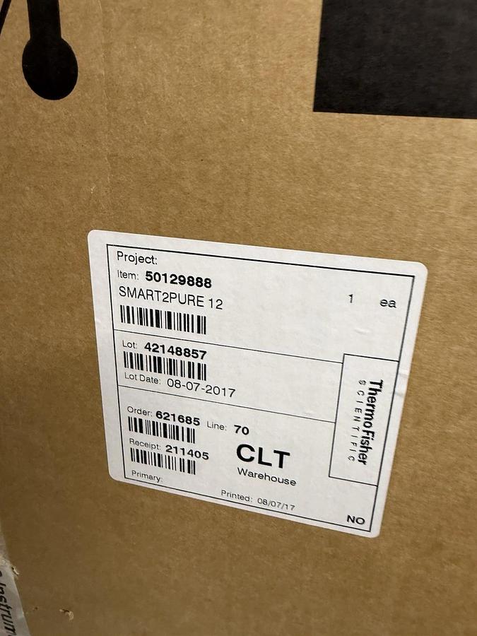 Thermo Scientific Smart2Pure 12 UV Water Purification System 50189888 (New)