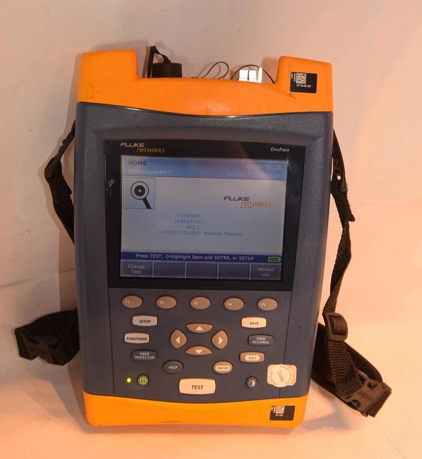 Used Fluke OF-500 OptiFiber OTDR Optical Fiber Analyzer OFTM-5612B MM Module *AS IS*