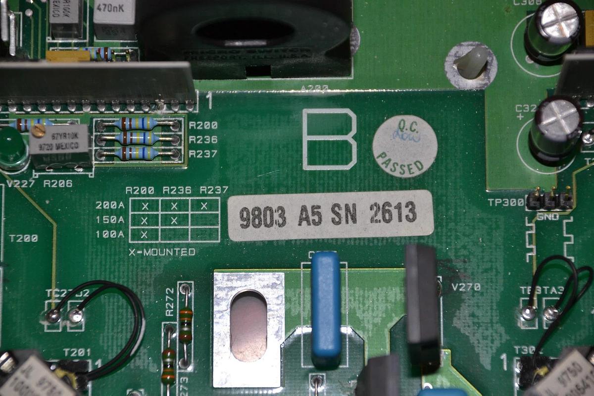 Used FISKARS CIRCUIT BOARD CARD 1001733B1 9803 A5 SN 2613 1001696GI