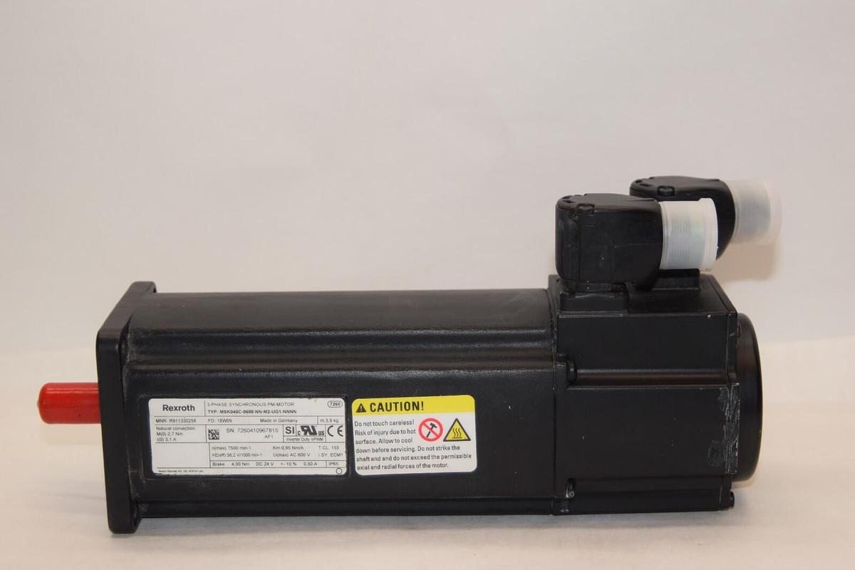 (NEW) REXROTH MSK040C-0600-NN-M2-UG1-NNNN R911330258 3ph PM Servo Motor