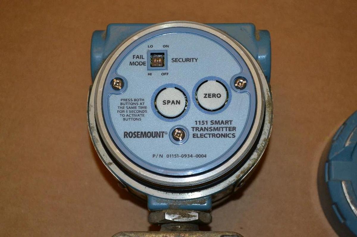 Used ROSEMOUNT 1151 SMART TRANSMITTER 1151GP6S22B1 100PSI