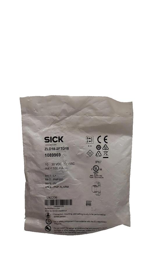 Sick ZLD18-2FTD18 , 1089969 10-30Vdc Photoelectric Sensor (New)