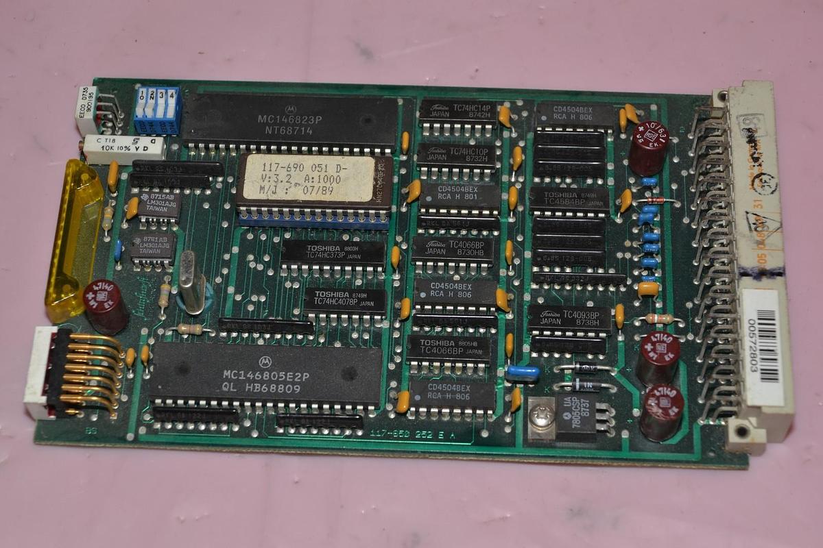 Used SCHLAFHORST ELECTRONICS 117-655 825 117655825 DIGITAL BOARD