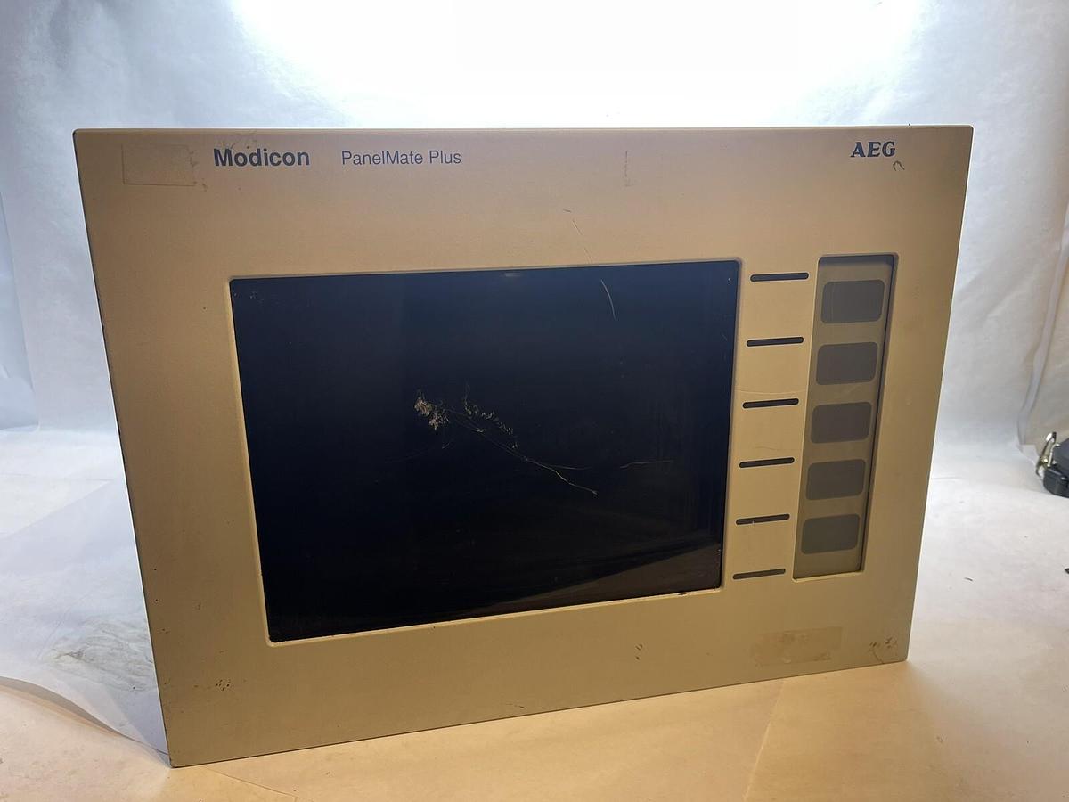 Used Modicon PanelMate Plus, MM-PMC3-000, 92-00400-02 CRT Display mmpmc3000 *AS-IS*