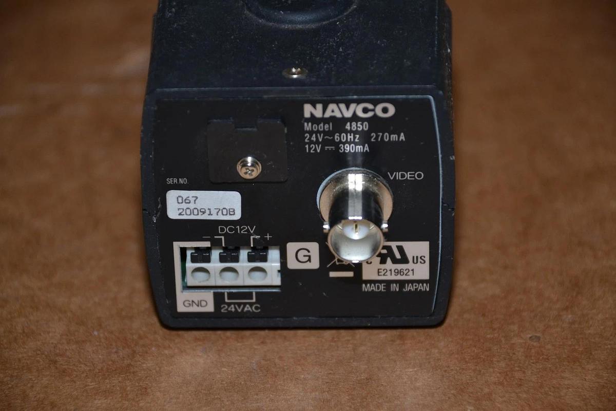 Used NAVCO CCTV Security Camera Model: 4850 24v