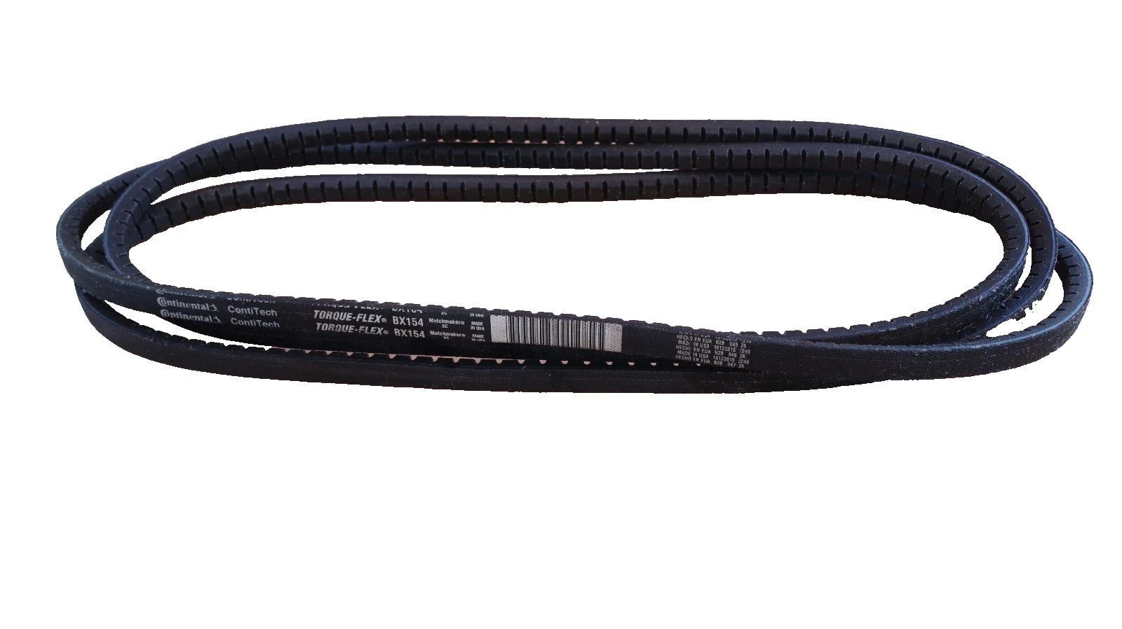 Continental Torque-Flex Cogged V Belt V-Belt BX 154 BX154 BX-154 USA (New)