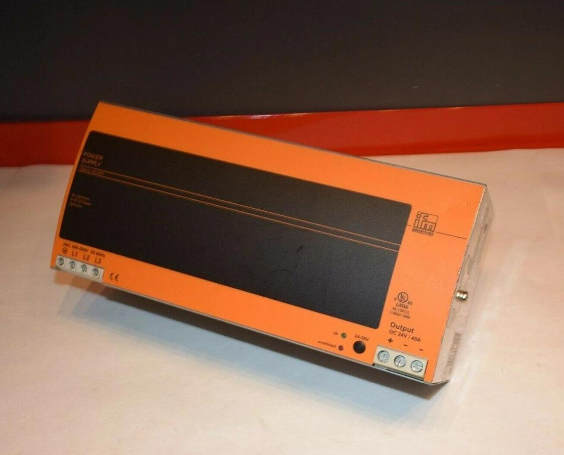 Used IFM DN2035 POWER SUPPLY  400-500 VAC 3ph - 24-28 VDC 3 phase to 24v dc converter