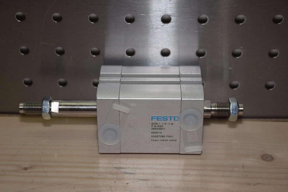 FESTO ADN-1 1/4-1-A-P-A-S20 10 BAR 145psi PNEUMATIC CYLINDER NEW