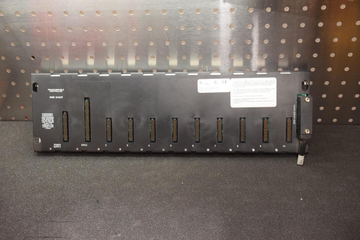 Used GE FANUC IC693CHS391H 10 SLOT EXPANSION BASEPLATE
