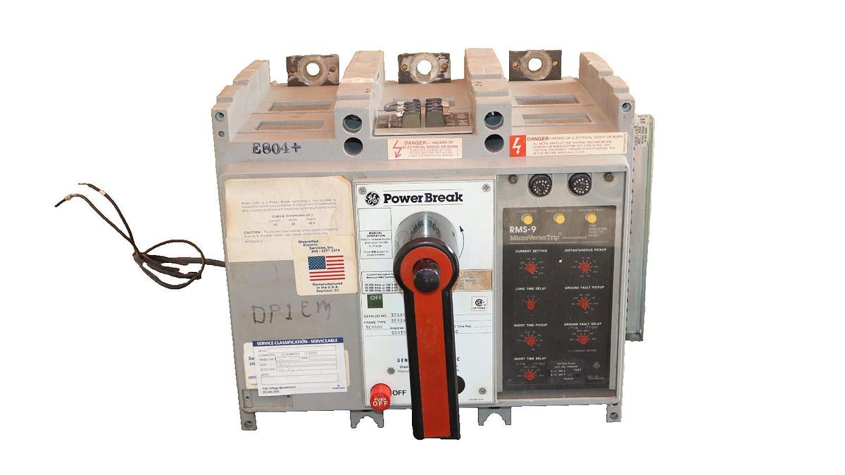 Refurbished GE General Electric Power Break Breaker 400A Amp TP84SSZE1 TR4S400 GF
