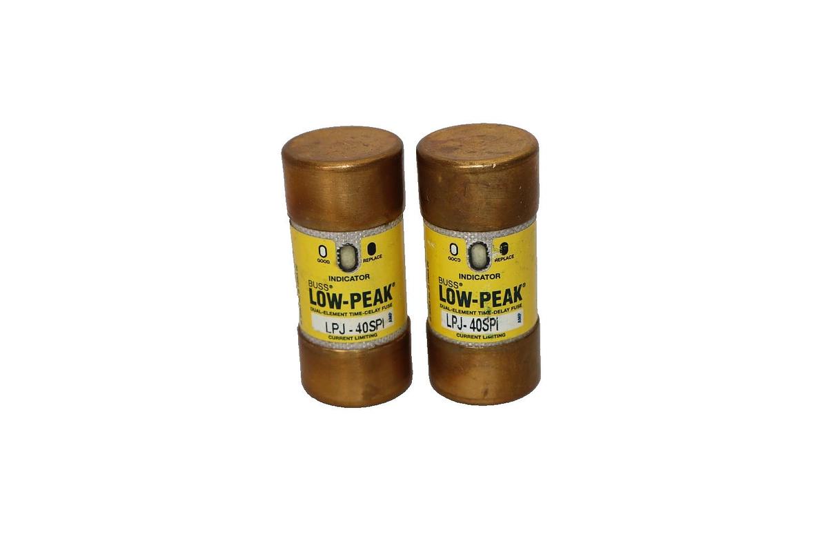 Buss Bussmann Fuse LPJ-40SPI , LPJ40SPI Low-Peak 40A 40 Amp  (New)