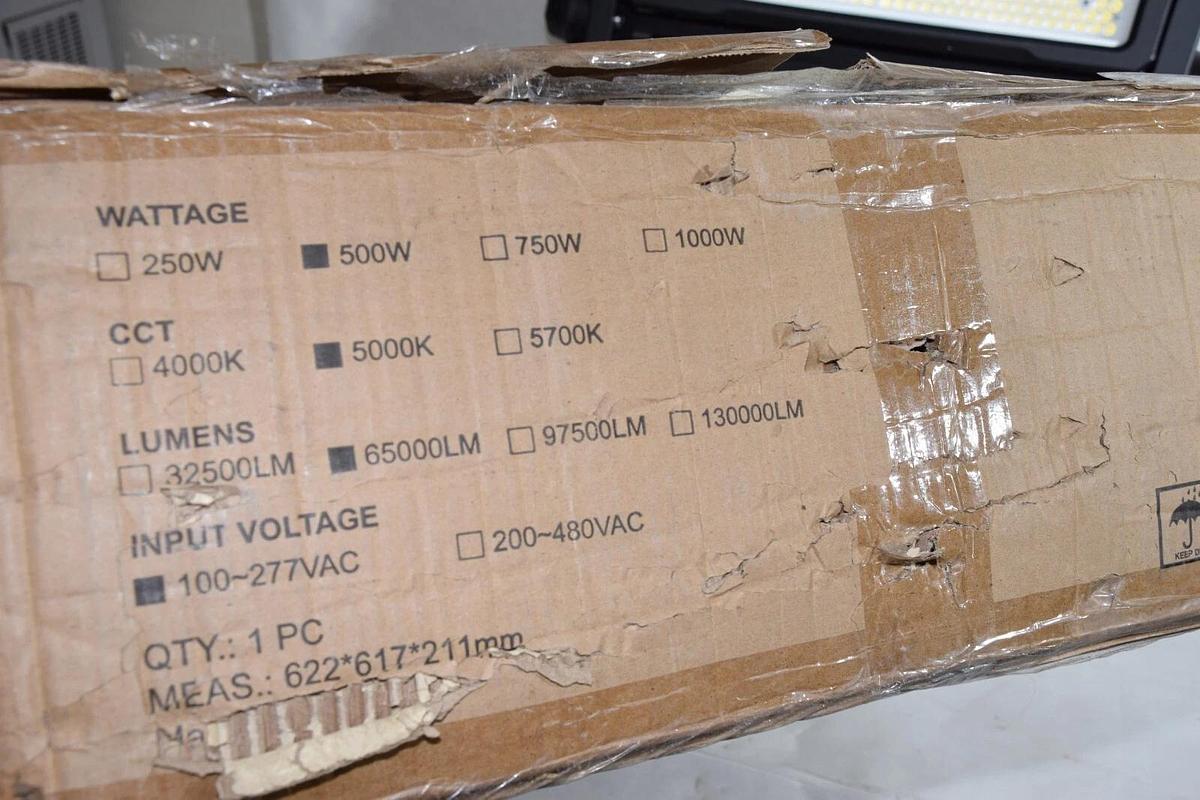 Abodong Arena Stadium LED Flood Light 500W 5000k 65000lm HD-FL02-500WA-CD *NEW