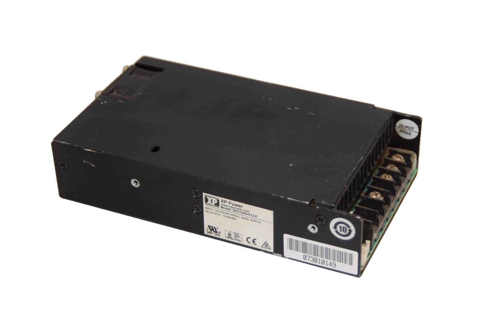 Used XP POWER SDC320AS12-E 12V 26.66A Power Supply Converter *Missing Some Lug Screws
