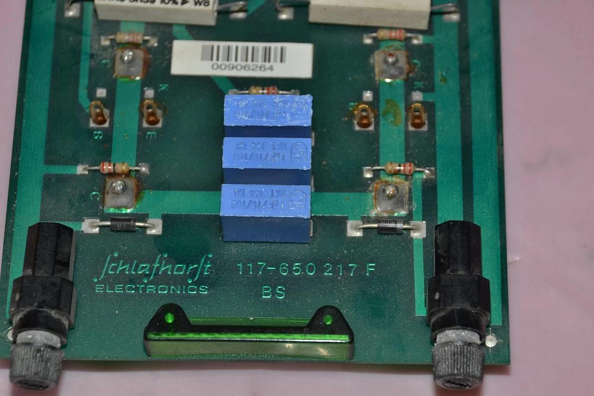 Used SCHLAFHORST ELECTRONICS 117-650 217 F 117650217F PC BOARD