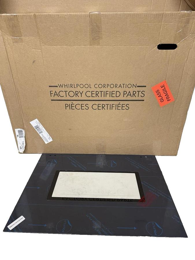Used Whirlpool OEM, W10401225 Outer Oven Door Glass 4452257 4452316 and Kenmore (New)