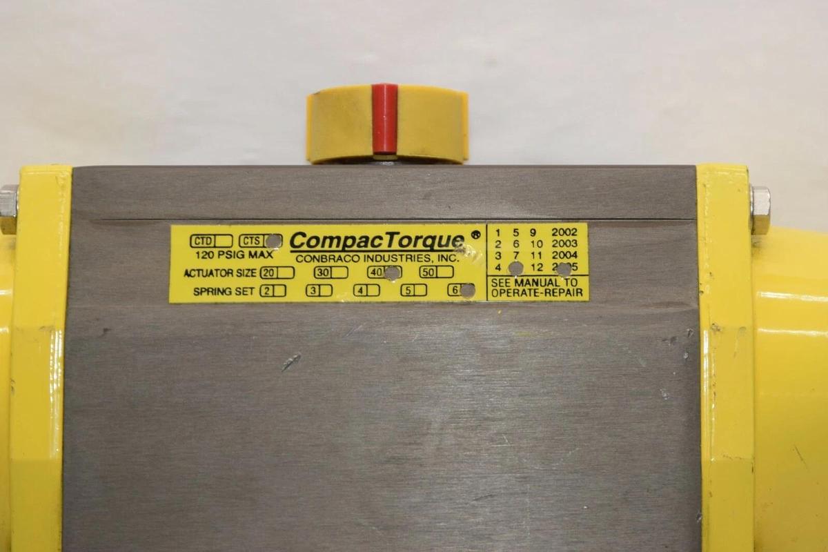 (NEW) COMPAC TORQUE CTS Actuator Size 40 Spring Set 6 Size 2" Sanitary Valve