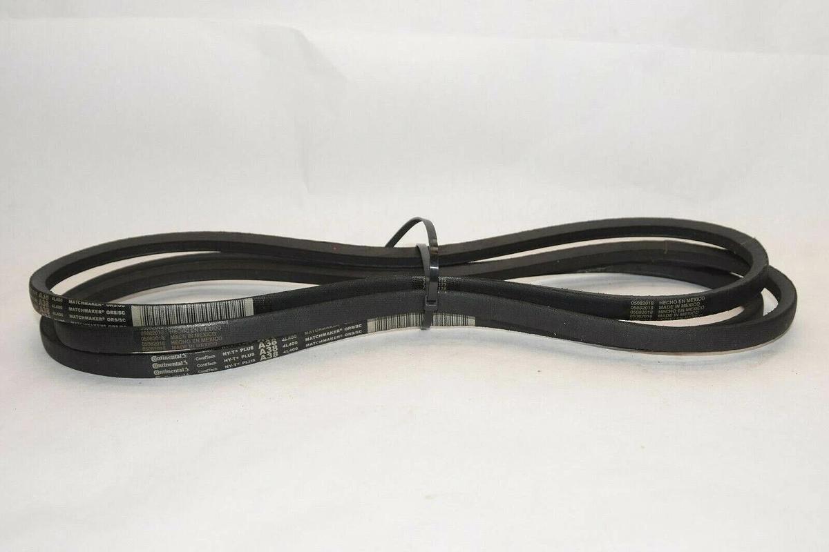 (NEW - Lot of 3) CONTINENTAL A38 4L400 ContiTech HY-T Plus V-Belt
