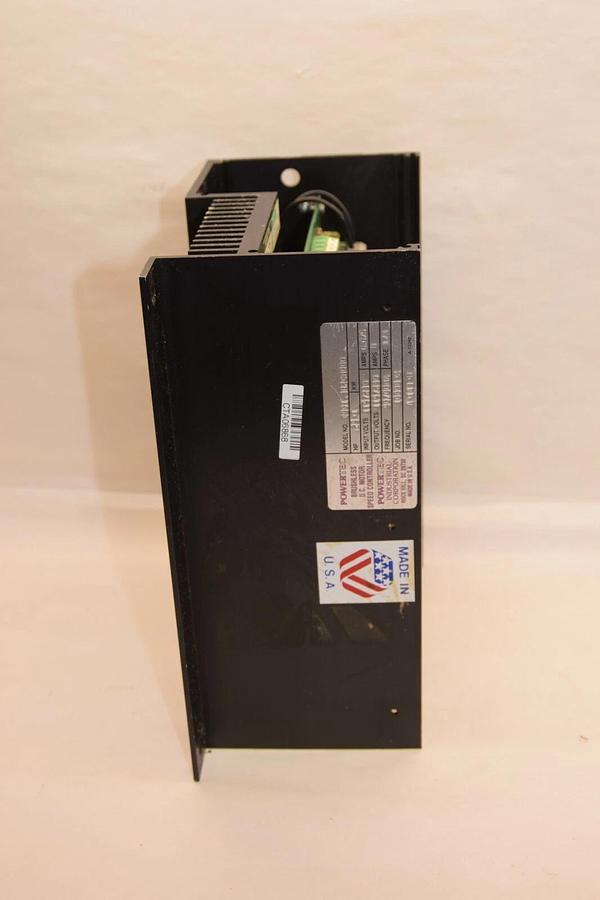 Used POWERTEC C001.3R2CH000 Brushless Speed Controller .25-1hp Ph: 1/3 115V