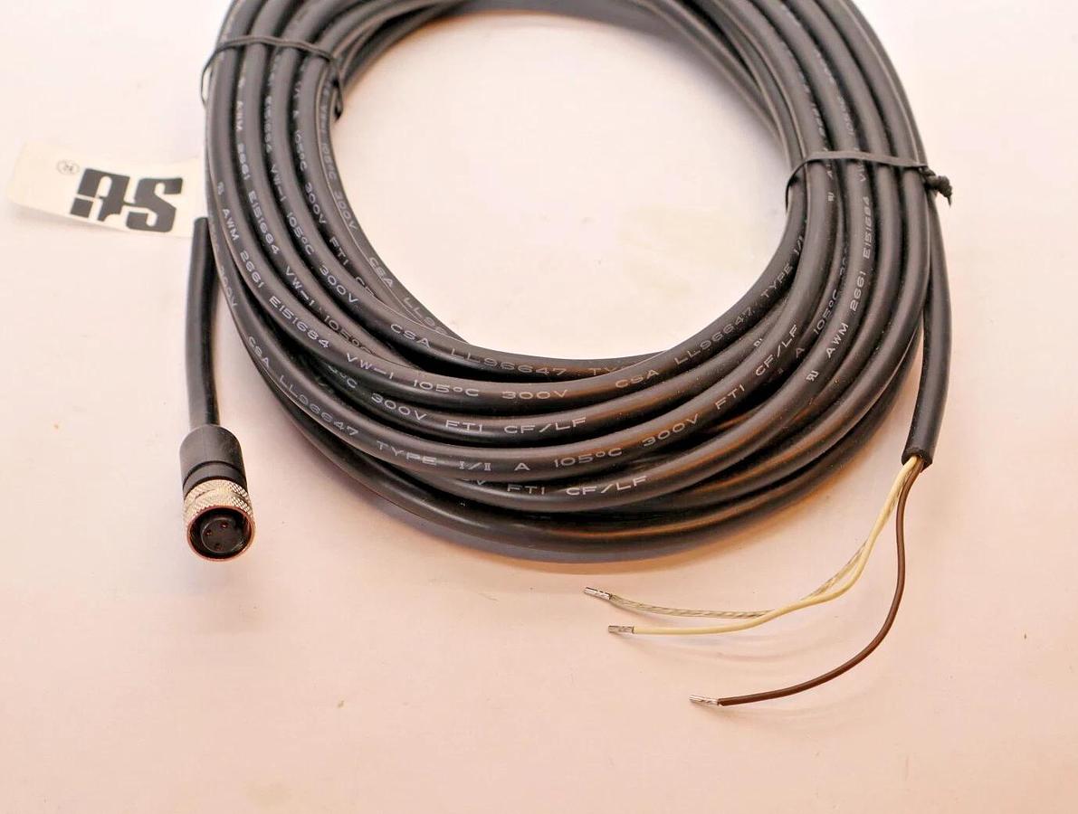 STI 60554-0100 , 605540100 3-Pin Light Curtain Cable (New)