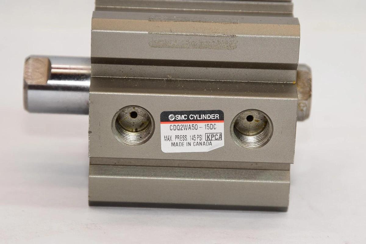 (NEW) SMC CDQ2WA50-15DC 145psi Compact Pneumatic Cylinder