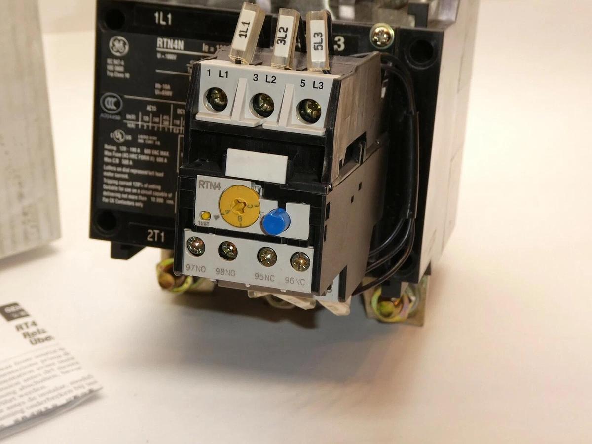 (New) GE General Electric RTN4N 120-190 Amp Overload Relay 114036