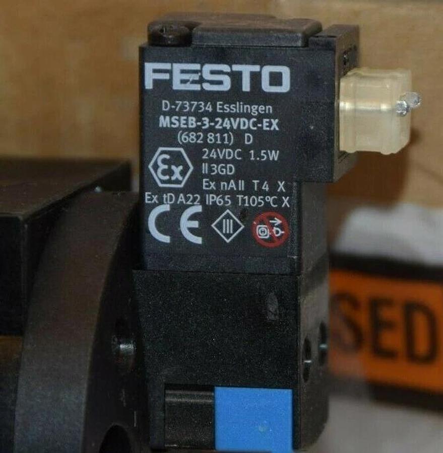 (NEW) FESTO M54210093 P1MIN: 4Bar P2Max: 18Bar Solenoid Valve
